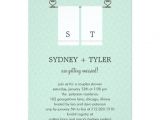 His and Hers Bridal Shower Invitations His and Hers Wedding Shower Invitation Blue
