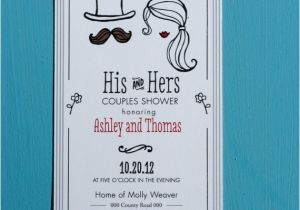 His and Hers Bridal Shower Invitations Paige Burton I Love This One 50 His and Hers Shower