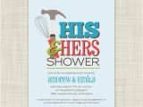 His and Hers Bridal Shower Invitations Wedding or Bridal Shower Invitations and Invites Couples