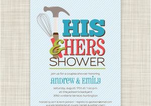 His and Hers Bridal Shower Invitations Wedding or Bridal Shower Invitations and Invites Couples
