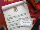 Hogwarts Birthday Invitation Template Harry Potter Party Invitation Template Hogwarts