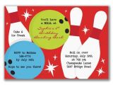 Holiday Bowling Party Invitations Bowling Party Invitations I 39 S Birthday Party Pinterest