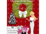 Holiday Bridal Shower Invitations Christmas Bride Bridal Shower Invitations Paperstyle