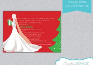 Holiday Bridal Shower Invitations Holiday Bridal Showers Christmas Wedding Shower Ideas