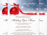 Holiday Open House Party Invitations Christmas 22 Open House Invitation Templates Free Sample Example