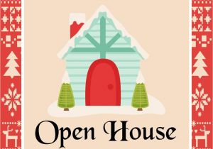 Holiday Open House Party Invitations Christmas Diy Printable Holiday Open House Christmas Party Invitation