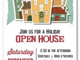 Holiday Open House Party Invitations Christmas Home for the Holidays Invitation Christmas Invitations