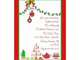 Holiday Party E Invitations Christmas Party Invitation 5" X 7" Invitation Card