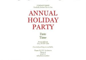 Holiday Party Invitation Examples Holiday Party Invitation with ornaments and Red Ribbon