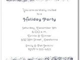 Holiday Party Invitation Pictures Midnight Snowflakes Holiday Invitations