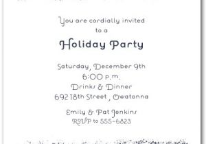 Holiday Party Invitation Pictures Midnight Snowflakes Holiday Invitations