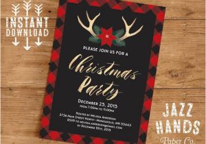 Holiday Party Invitation Template Christmas Party Invitation Template Diy Printable Holiday