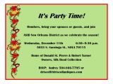 Holiday Party Invitation Template Email Christmas Party Email Invitation Template