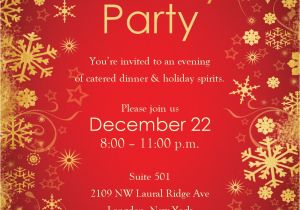 Holiday Party Invitation Template Holiday Cocktails Party Invitation