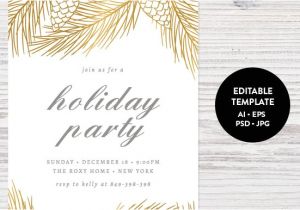Holiday Party Invitation Template Holiday Party Invitation Template Invitation Templates