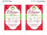 Holiday Party Invitation Templates Publisher Christmas Invitation Template
