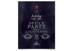 Holiday Party Invitation Templates Publisher Office Holiday Party Flyer Template Word Publisher