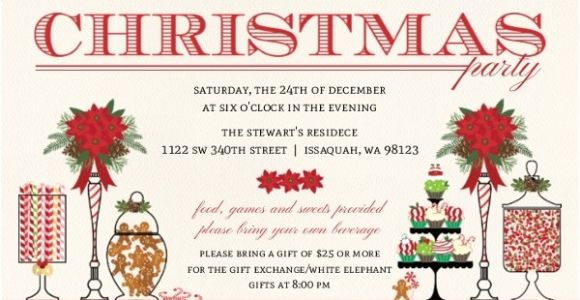 Holiday Party Invitation Verbiage Christmas Party Invitation Wording From Purpletrail
