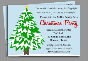 Holiday Party Work Invite Christmas Party Invitations Wording for Work