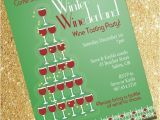 Holiday Wine Tasting Party Invitations Winter Winederland Holiday Wine Tasting Invitation by