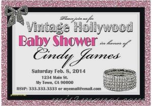 Hollywood Baby Shower Invitations Baby Shower Invitation New Hollywood Baby Shower