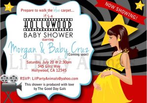 Hollywood Baby Shower Invitations Hollywood Baby Shower Party Ideas 1 Of 31