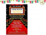 Hollywood Baby Shower Invitations Hollywood Invitations Templates Free