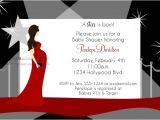Hollywood Baby Shower Invitations Hollywood Mommy to Be Baby Shower Invitations