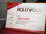 Hollywood Baby Shower Invitations Hollywood themed Baby Shower Invitation Star by