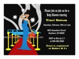 Hollywood Baby Shower Invitations Red Carpet Hollywood Baby Shower Invitation Boy