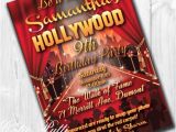 Hollywood Party Invites Printable Hollywood Party Invitations Hollywood Invitation Hollywood
