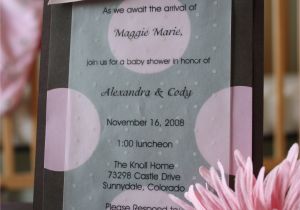 Home Made Baby Shower Invitations Homemade Baby Shower Favors Ideas