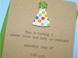 Homemade 1st Birthday Invitation Ideas 1st Birthday Invitations Handmade Polka Dot Recycled