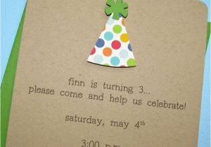 Homemade 1st Birthday Invitation Ideas 1st Birthday Invitations Handmade Polka Dot Recycled