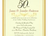 Homemade 50th Birthday Invitation Ideas Homemade 50th Anniversary Invitations
