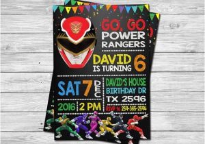Homemade Power Ranger Birthday Invitations 17 Best Ideas About Power Ranger Birthday On Pinterest