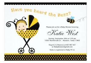 Honey Bee Baby Shower Invites Bumble Bee Baby Shower Invitation