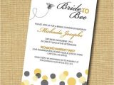 Honey Bee Bridal Shower Invitations Bride to Bee Printable Bridal Shower Invitation