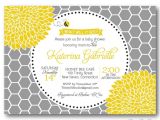 Honey Bee Bridal Shower Invitations Honey Bee Invitation Baby or Bridal Shower Sip by
