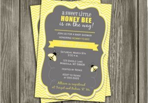 Honey Bee Bridal Shower Invitations Printable Honey Bee Baby Shower Invitation