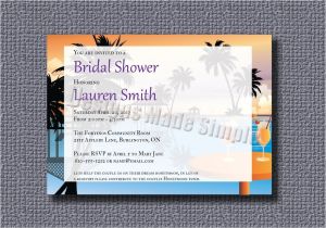 Honeymoon themed Bridal Shower Invitations Honeymoon themed Bridal Shower Invitations Cobypic