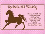 Horse Birthday Invitation Template Free Printable Horse Birthday Party Invitations