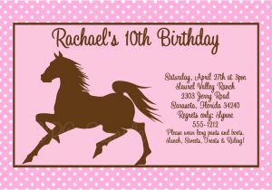 Horse Birthday Invitation Template Free Printable Horse Birthday Party Invitations