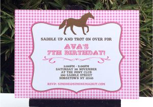 Horse Birthday Invitation Template Horse Birthday Party Printable Templates Pony Party theme