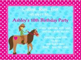 Horse Party Invitations Free Printable 4 Fancy Free Printable Horse Birthday Party Invitations