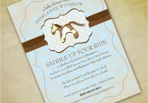 Horse themed Baby Shower Invitations Baby Shower Invitations Horse theme