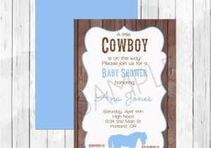 Horse themed Baby Shower Invitations Cowboy Horse theme Baby Shower Invitation Evite Farm Th
