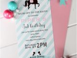 Horse themed Party Invitations Girl Horse Birthday Party Design Dazzle