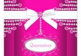 Hot Pink Quinceanera Invitations Diamonds Bow Hot Pink Quinceanera Invitation Zazzle