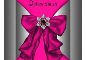 Hot Pink Quinceanera Invitations Hot Pink Quinceanera Hot Pink Birthday Party Personalized